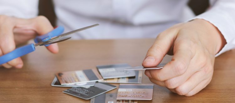 Cutting up Credit Cards